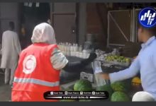 صورة تغطية قناة دزاير توب لحملة سقيا الماء بتندوف